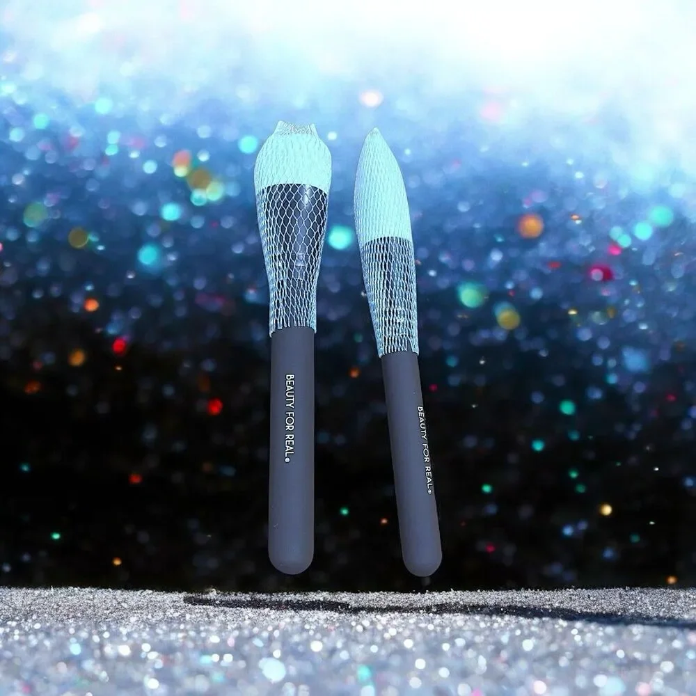 BEAUTY FOR REAL Perfect Precision Complexion Brushes Brand New in Package